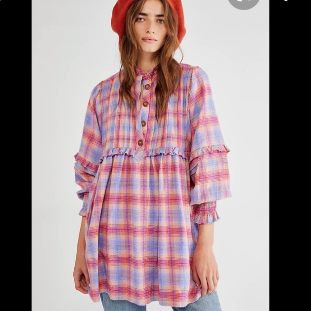 Free People Flannel Dress